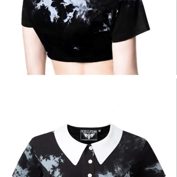 Killstar Monochrome Button-Up Shirt - Picture 9 of 9